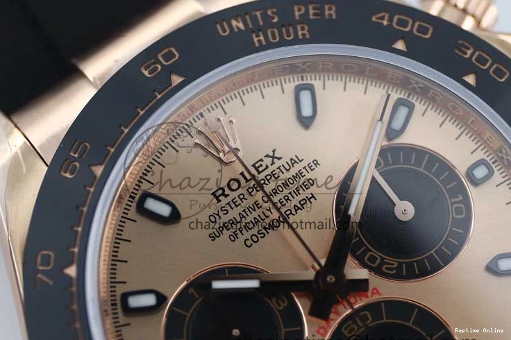 0202 WrinkleFree Daytona 116515 RG TWF 1:1 Best Edition 904L Steel RG Black Dial on Oysterflex Strap A 2417